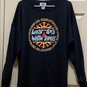 Lennon and McCartney Lucy In The Sky With Diamonds Long Sleeve T Shirt